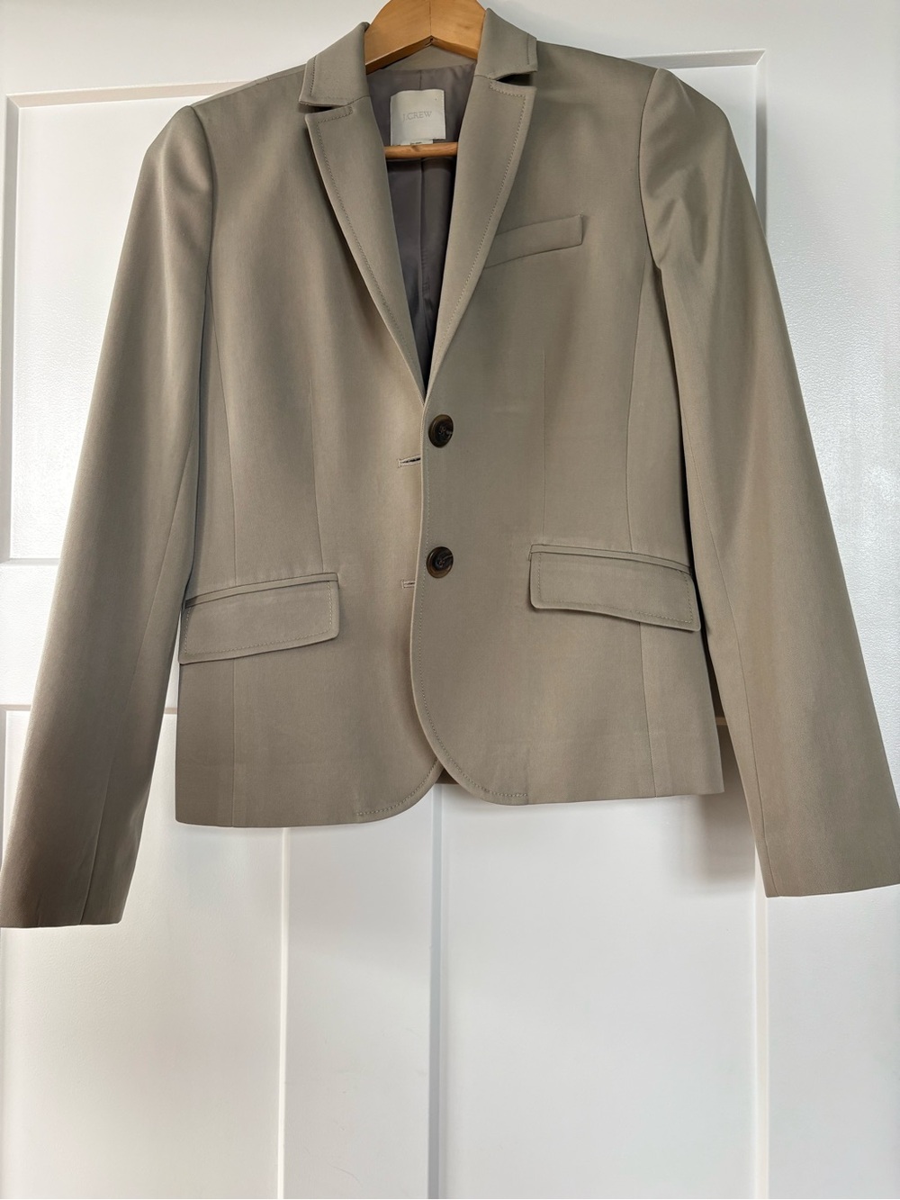 J. Crew Women's Light Taupe Tailored Blazer Size 4